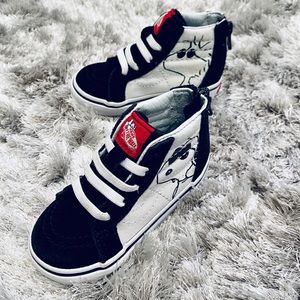Toddler Vans Size- 6 Black & White